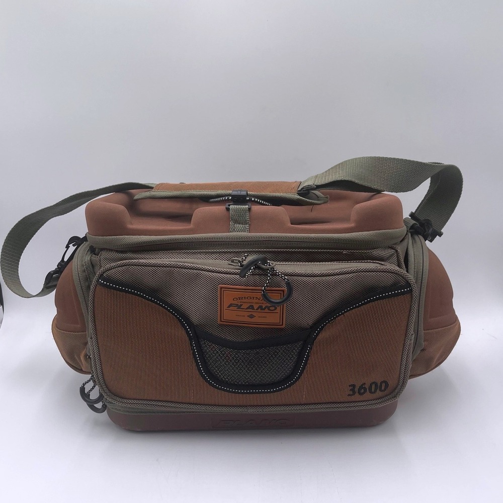 Plano Guide Series 3600 Tackle Bag Brown Tan Waterproof Base Fishing Gear